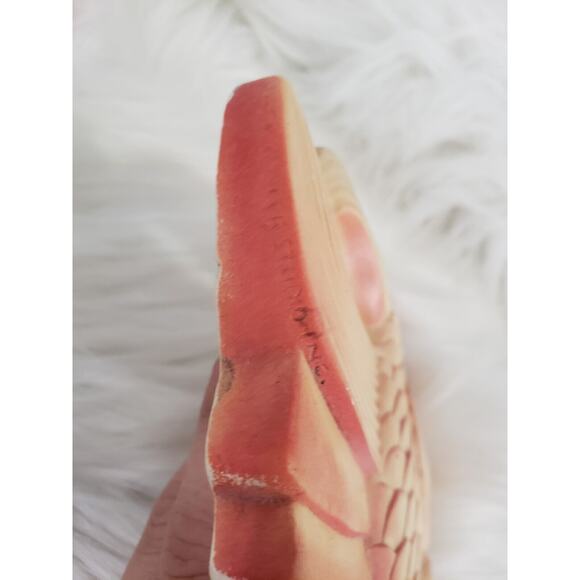 Vintage 1964 Miller Studio Chalkware Plaques 2-Pc. Pair Kissing Fish MCM Kitsch‎ - Picture 9 of 11